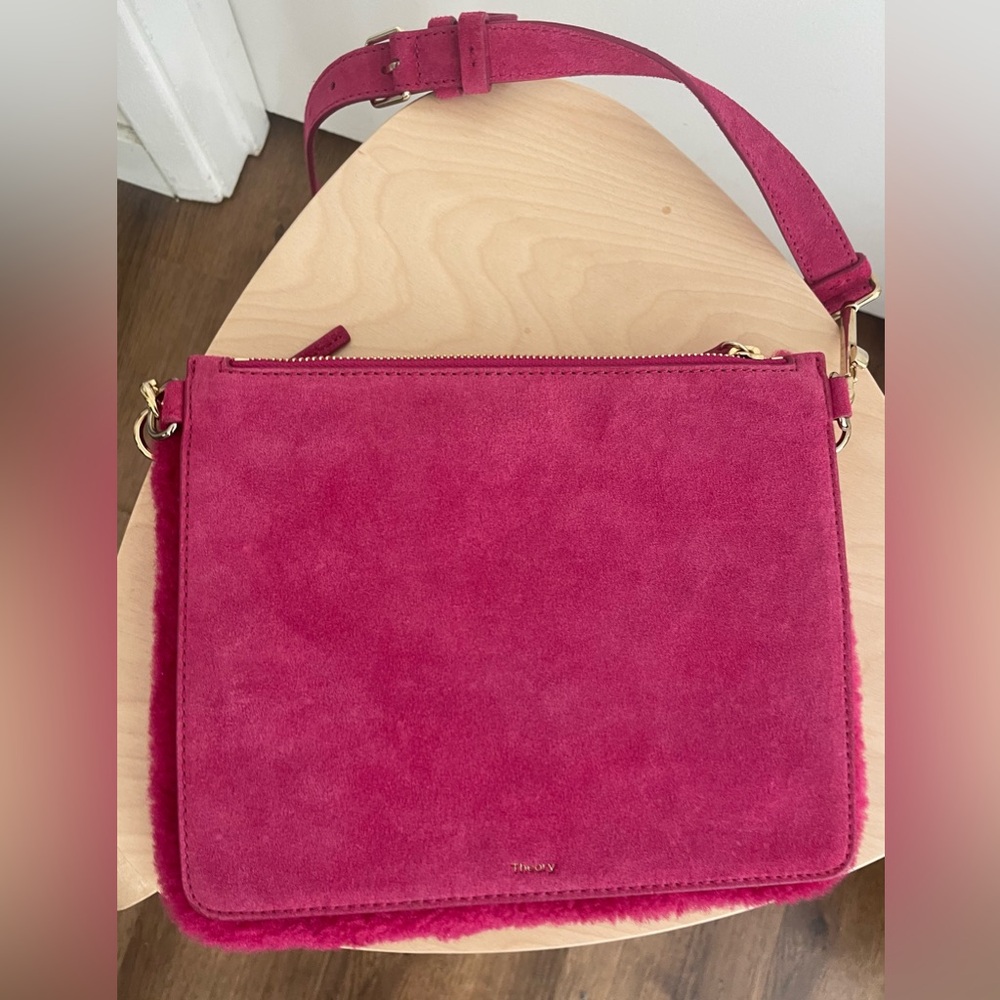 Theory double bags suede leather